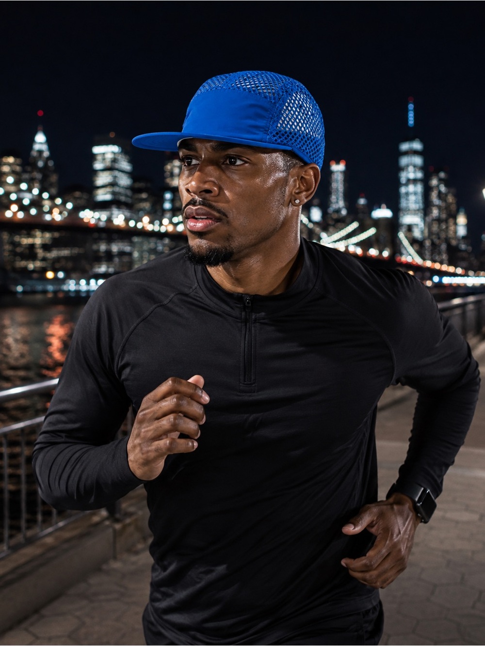 Men’s Lightweight Mesh Running Hat – Quick Dry Sports Cap, Breathable Outdoor